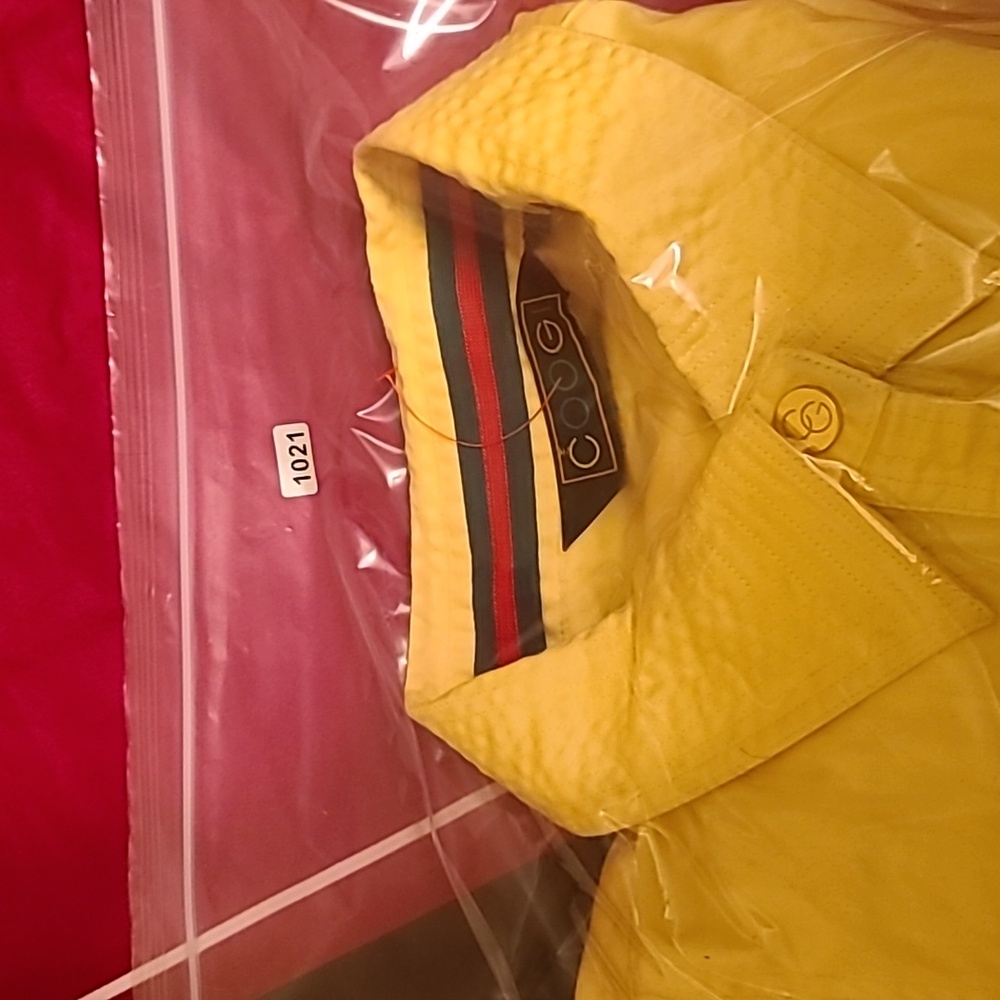 Y2K COOGI women's Yellow Romper Sz.11/12 - Picture 14 of 14